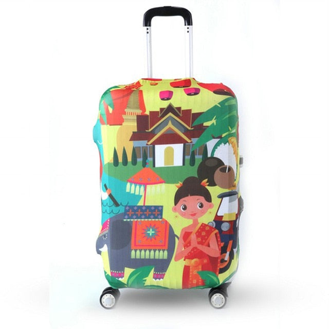 OKOKC Thicker Travel Luggage Suitcase Protective Cover for Trunk Case Apply to 19''-32'' Suitcase Cover Elastic Perfectly