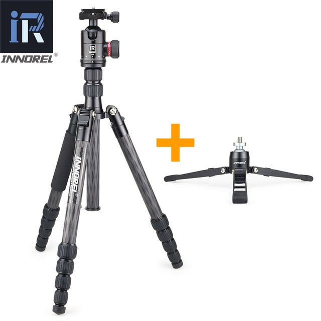 RT55C Professional carbon fiber tripod for digital camera tripode Suitable for travel Top quality series camera stand 161cm max