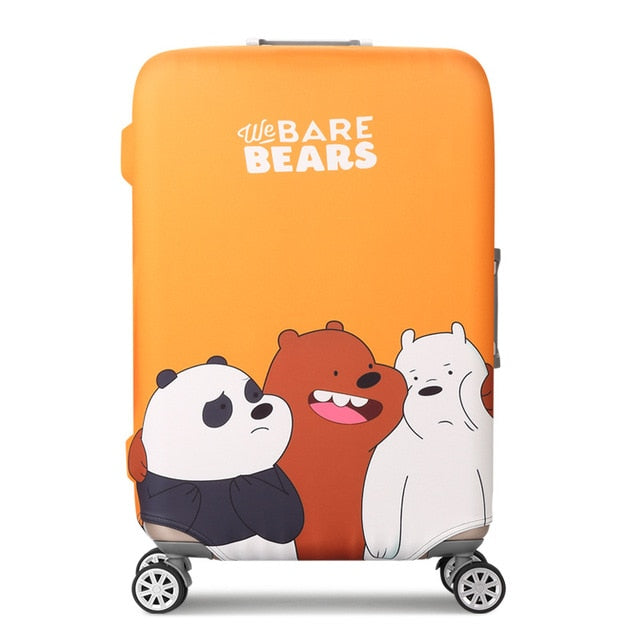HMUNII Elastic Luggage Protective Cover For 19-32 inch Trolley Suitcase Protect Dust Bag Case Child Cartoon Travel Accessories