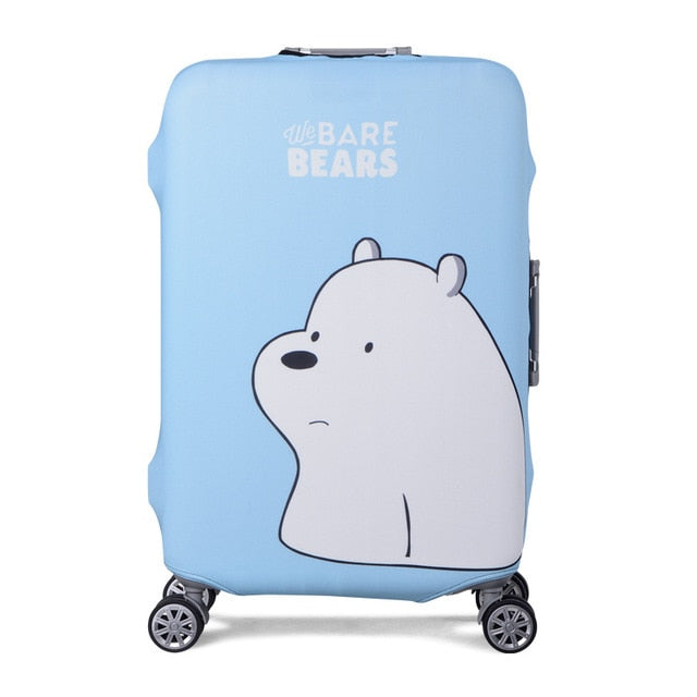 HMUNII Elastic Luggage Protective Cover For 19-32 inch Trolley Suitcase Protect Dust Bag Case Child Cartoon Travel Accessories