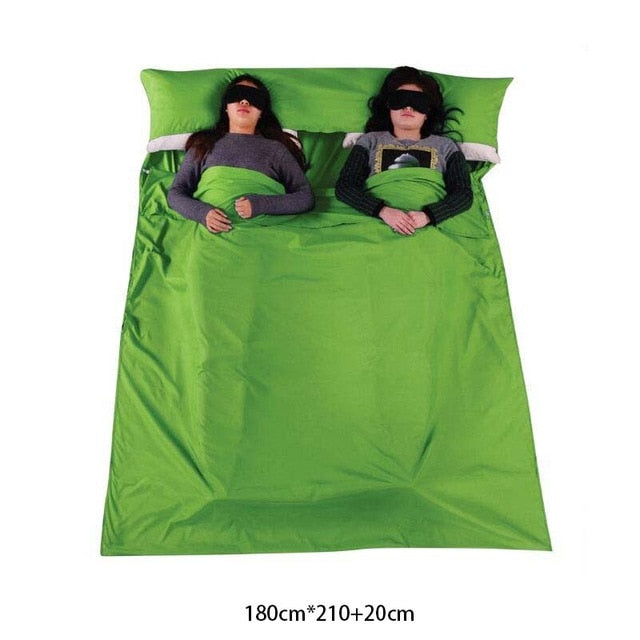 Ultralight Outdoor Sleeping Bag Liner Portable Cotton Sleeping Bags Camping Travel Healthy Camping Hiking YHSD01
