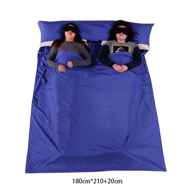 Ultralight Outdoor Sleeping Bag Liner Portable Cotton Sleeping Bags Camping Travel Healthy Camping Hiking YHSD01
