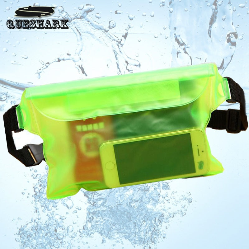 Waterproof Drift Diving Swimming Bag Underwater Dry Shoulder Waist Pack Bag Pocket Pouch for iphone 7 8 XR Xs case cover/camera