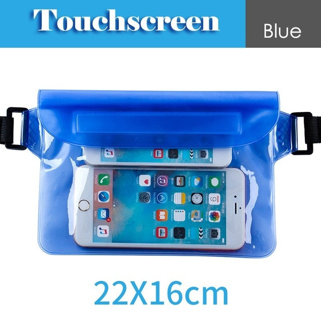Waterproof Drift Diving Swimming Bag Underwater Dry Shoulder Waist Pack Bag Pocket Pouch for iphone 7 8 XR Xs case cover/camera