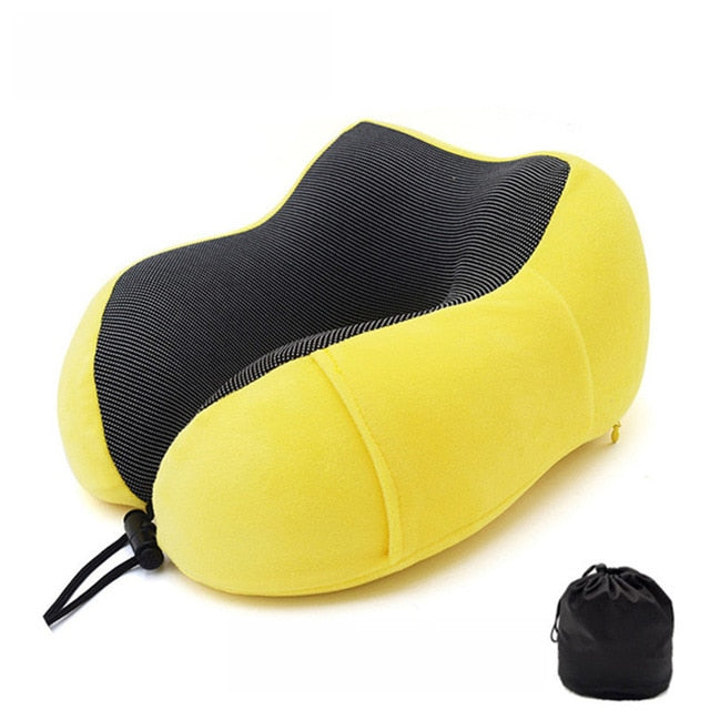U-Shape Travel Pillow for Airplane Foam Neck Pillow Travel Accessories bed linings Comfortable Pillows for Sleep Home Textile