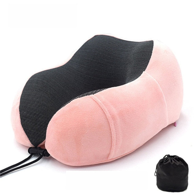 U-Shape Travel Pillow for Airplane Foam Neck Pillow Travel Accessories bed linings Comfortable Pillows for Sleep Home Textile