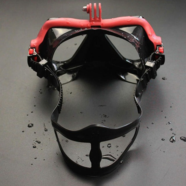 Hot Dropship Professional Underwater Camera Diving Mask Scuba Snorkel Swimming Goggles for GoPro Xiaomi SJCAM Sports Camera