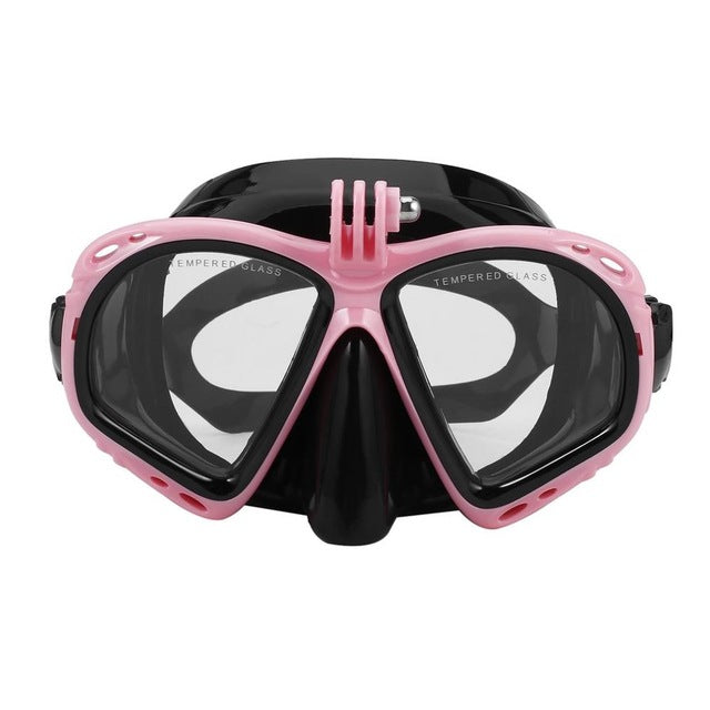 Hot Dropship Professional Underwater Camera Diving Mask Scuba Snorkel Swimming Goggles for GoPro Xiaomi SJCAM Sports Camera