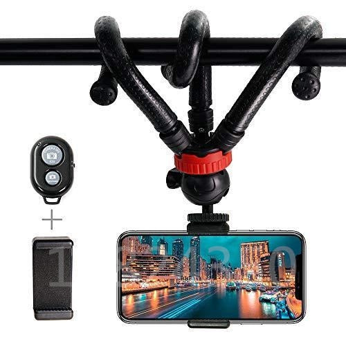 Octopus Action Camera Phone Flexible Mini Tripod Monopod Camera Travel Tripod with Wireless Action for Phone Gopro 5 6 7 Samsung